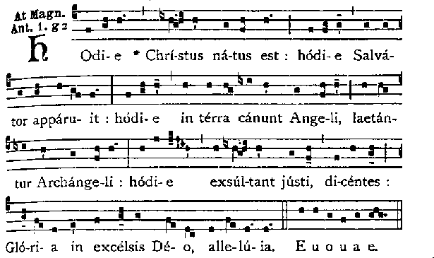 Hodie Christus natus est [score]